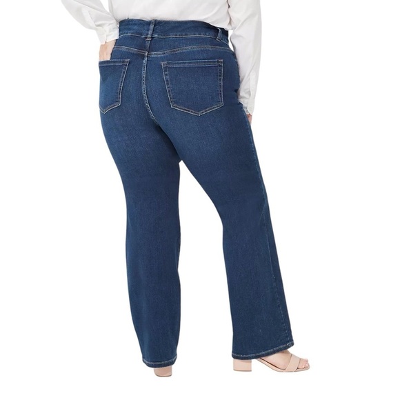 Lane Bryant 22 High Rise Bootcut New Women’s Jeans Tighter Tummy New With Tags - Picture 2 of 13